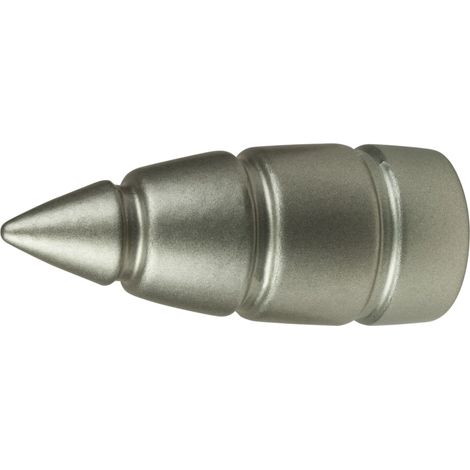 2 pomoli nichel a ogiva terminale per tubo tende diametro 20 mm