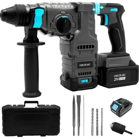 Cecotec Martillo Perforador Demoledor - PowerForce 8000 ShockAbsorber Killer - SDS Plus, Batería NEX21, Motor Brushless (1/3)
