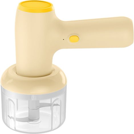 Robot culinaire multifonctionnel portable sans fil pour légumes, ail, piment, céleri et viande, avec fouet à œufs et à crème. (1/5)