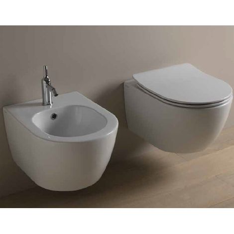 Sanitari like cm 36x48,5  mini sospesi salvaspazio senza brida (1/3)