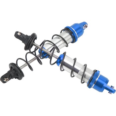2 Amortisseurs Avant Arrière 190mm Absorption Chocs Stabilité Améliorée pour Voiture RC ARRMA 1/5 Bleu Foncé (1/5)
