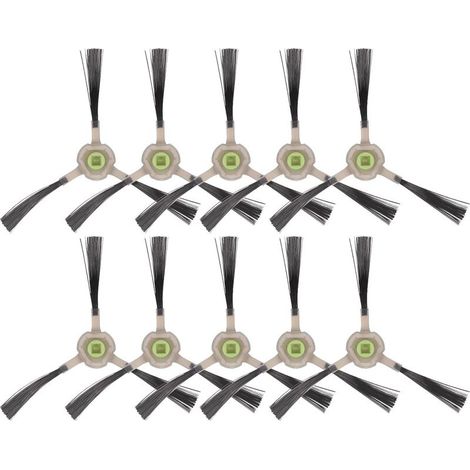 (10 pièces) Brosse latérale pour Lefant M1, M320, M310, M210B M213S M210S M210 M213 OKP K2 K3 K3A K4 K5, kit de brosse latérale pour aspirateur robot, accessoire de brosses latérales de remplacement (1/5)