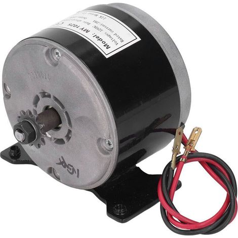 Motor de CC con escobillas MY1025 de 12 V y 250 W de alta velocidad, 2750 rpm, de aluminio y alta eficiencia, para patinete eléctrico.