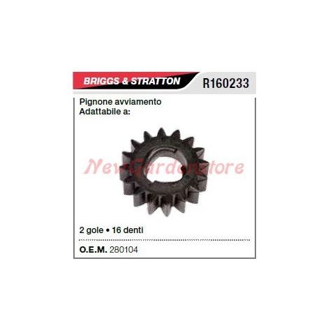 B&S Rasenmäher-Anfangskettenrad R160233