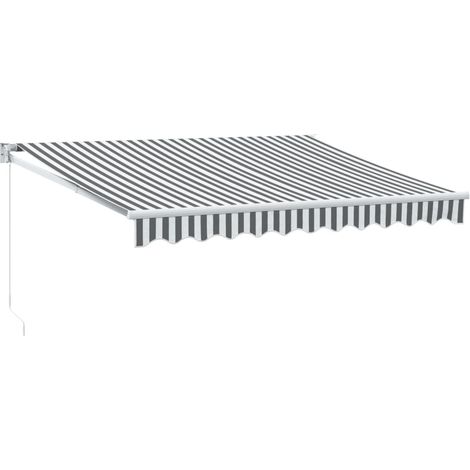 Maison Exclusive - Markise Einziehbar Anthrazit und Weiß 3x2,5 m