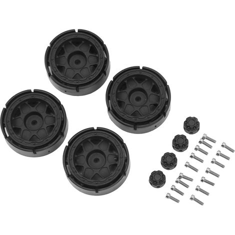 4 Roues Hubs pour SCX24 34x14mm Plastique Résistant Léger Stable Installation Facile RC Crawler (1/5)
