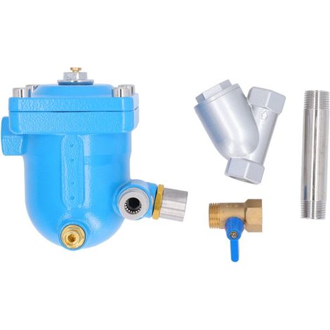 Égouttoir pneumatique automatique, boîtier en alliage d'aluminium à faible perte, eau antirouille pour Tube d'installation de filtre de compresseur d'air (1/5)