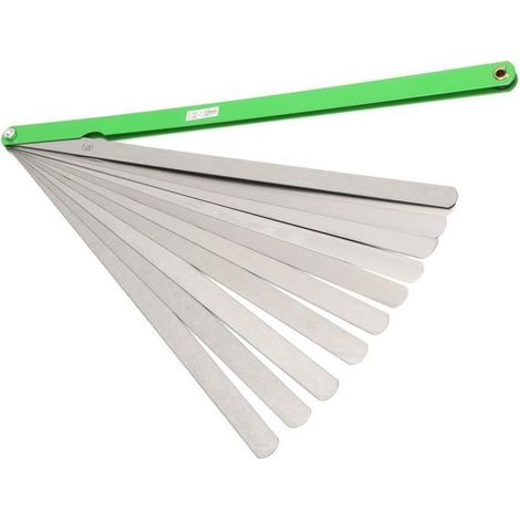 Fangming-Jeu de cales d'épaisseur 300mm - 17 lames - Acier inoxydable (1/4)