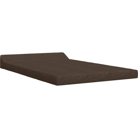 Divano Letto Sofa bed Pieghevole Tortora 120 x 60 x 49 cm Tessuto (1/5)