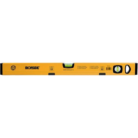Magnet Alu-Wasserwaage 100cm, 2 Libellen, gelb beschichtet
