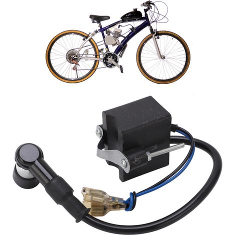 Die CDI-Zündspule und die Zündkerzen sind für 2-Takt-Motorräder mit einem Hubraum von 49 bis 80 cm³ geeignet. (1/5)