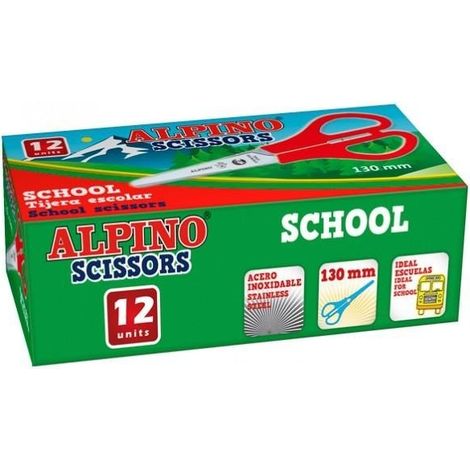 Tijeras Alpino Acero Inoxidable (12 Unidades)