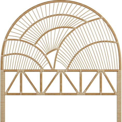 Cabecero de ratán natural 140 cm - Séléné (1/4)