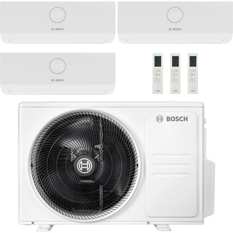 Climatisation 5000 réversible Tri-split BOSCH - 1 Unité Extérieure + 1 Unité intérieure de 5.2 kW + 1 de 3.5 kW + 1 de 2.6 kW (1/5)