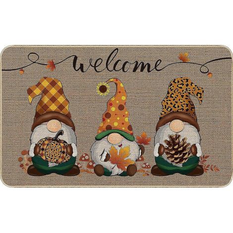 Dekorative Fußmatte für Herbst und Thanksgiving, rutschfest und abwaschbar, für den Innen- und Außenbereich, 45,7 x 76,2 cm (1/5)