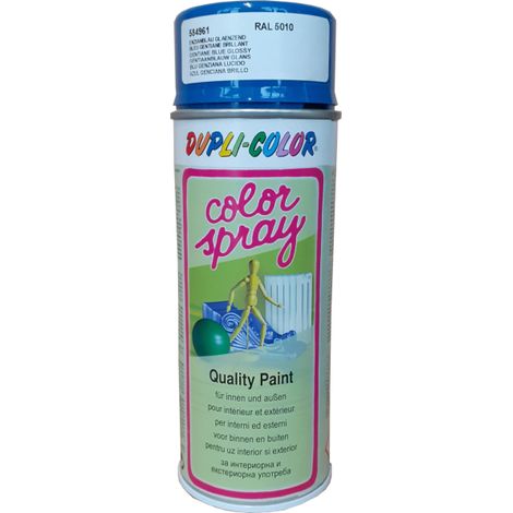 DUPLI-COLOR Kunstharzlackspray, enzianblau glänzend, 400 ml (1/2)