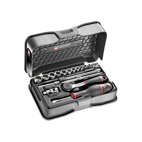 Coffret douilles 1/4' 6 pans métriques - 19 pièces R.161-3P6 - Facom (1/5)