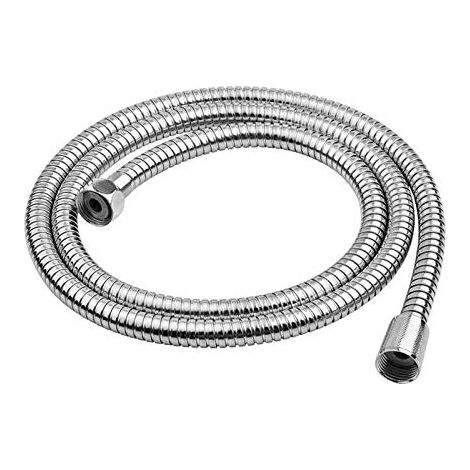Flessibile tubo per Doccia con rivestimento cromato da 150cm doppia aggraffatura