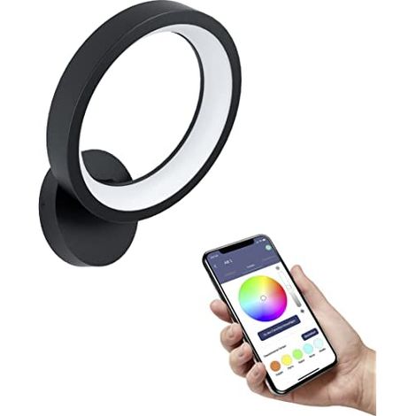 Applique Contemporanea Marghera-Z Acciaio Nero 4 Luci Led Integrato 4W (1/4)