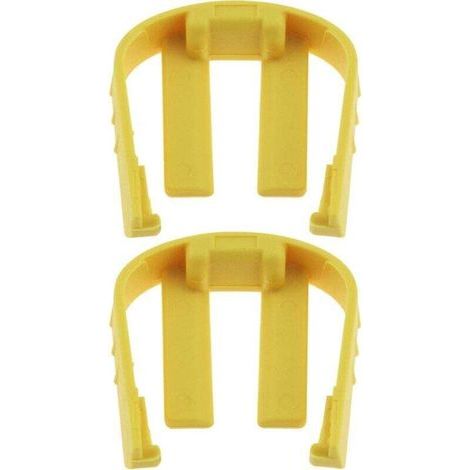 Bague de retenue à connexion rapide pour nettoyeur haute pression 50373330, compatible avec Karcher K2, K3, K4, K5, K6, K7, clips en C de rechange, jaune (1/5)