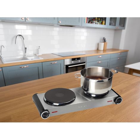 Tristar KP-6248 Kochplatte aus Edelstahl 2500W