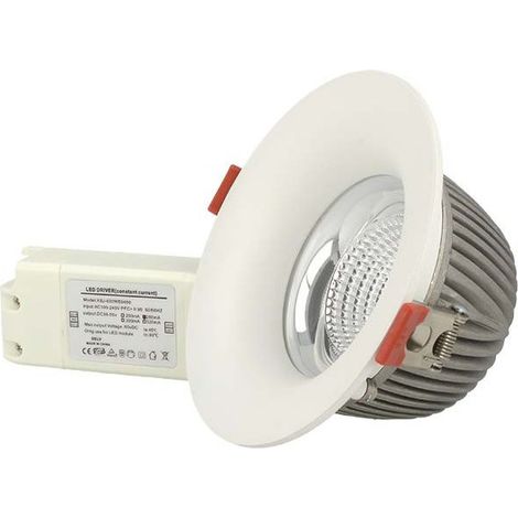 Faretto Led Da Incasso 15W Bianco Neutro 120mm 60 Gradi