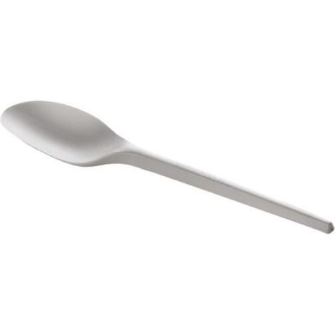 Cuillère jetable professionnelle 17 cm en PLA - 50 pièces - Ecobioshopping