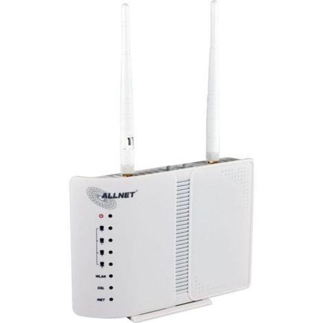 ALLNET Router ADSL2+ incl. módem puente y WLAN AP ALL-WR02400N