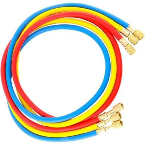 Tuyau de remplissage climatisation véhicule compatible avec R410 (1/5)
