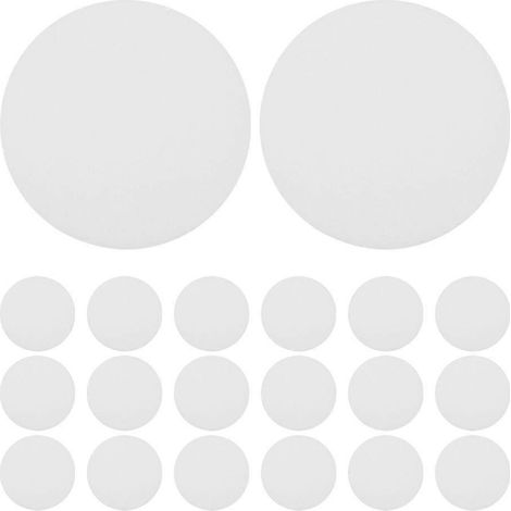 Lot de 20 diffuseurs de lumière ronds pour spots encastrés - Installation et remplacement faciles (1/5)