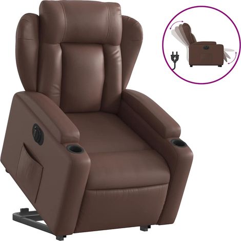 Maison Exclusive - Relaxsessel mit Aufstehhilfe Elektrisch Braun