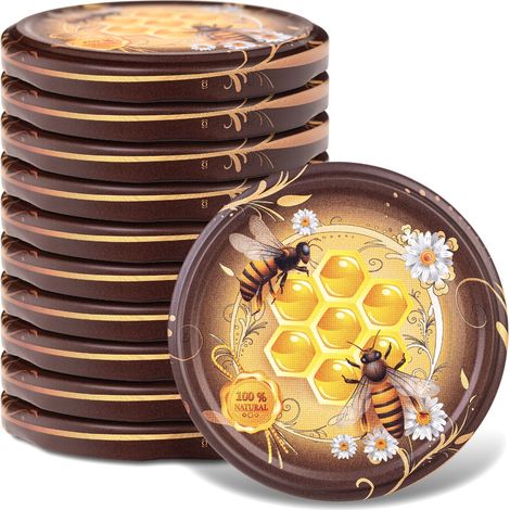 KADAX Deckel fi82 10er Pack Wabenbienenwachs (1/5)
