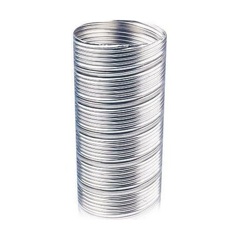 TEN – Tubage flexible inox double peau – Conduit de fumée pour chaudières bois et fioul – Flexibilité 45° – Intérieur lisse