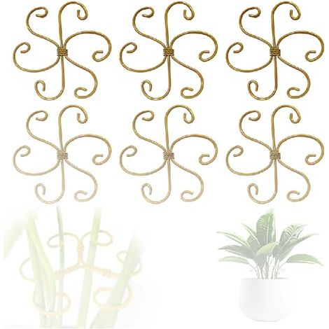 Support incurvé réutilisable pour plantes grimpantes, arche de soutien douce pour plantes en pot et légumes grimpants, forme décorative en cœur (1/5)