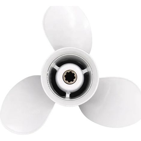 63V-45952-00-EL 9 1/4x10-J Propeller, geeignet für Yamaha 9,9 PS und 15 PS Motoren. (1/4)
