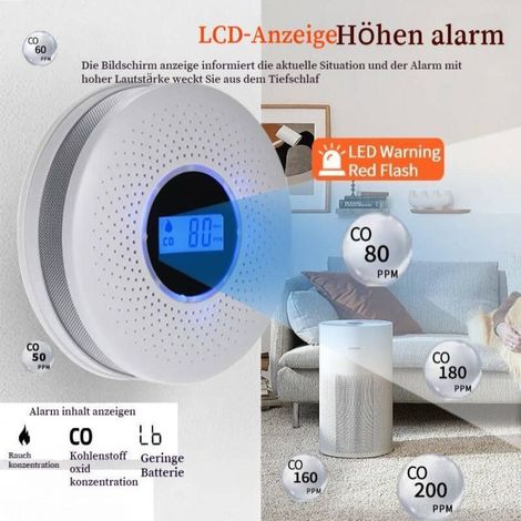 Hochsensibler Rauch und Kohlenmonoxidmelder mit Dual Sensor Techn (1/3)