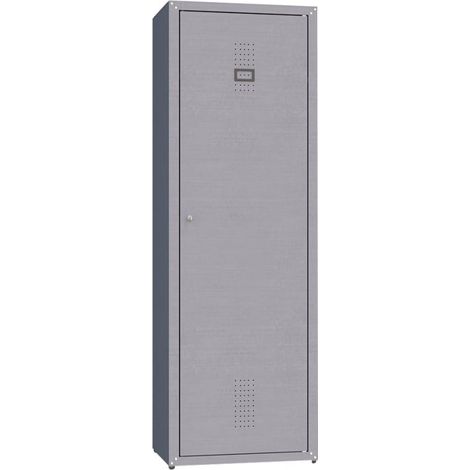Armadio in metallo acciaio da esterno multiuso 1 anta 60x40x180 Moduzinc