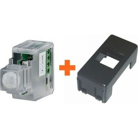 Keystone sensore infrarossi ad incasso filare compatibile Gewiss System Nera
