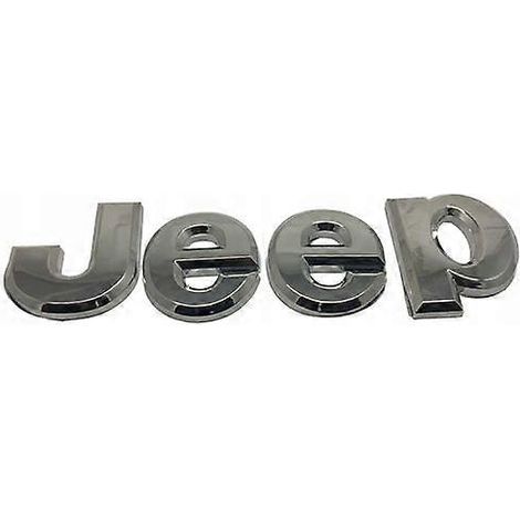 Emblème, badge, logo, inscription Jeep 140x41mm (1/4)