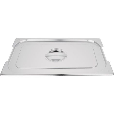 Couvercle Bac Gastro Inox à Anse GN 1/1 - Vogue (1/5)