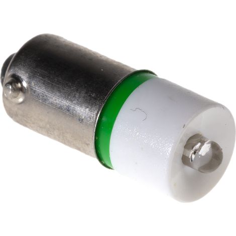 Voyant à LED Vert, culot BA9S, 130V c.a. ( Prix pour 1 )