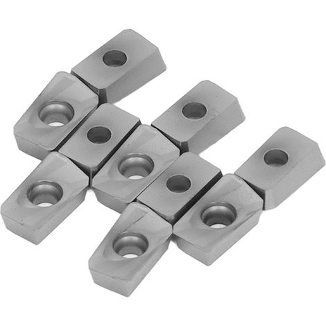 10 Stück beschichtete Hartmetall-Wendeschneidplatten, indexierbare Dreheinsätze, Dreh- und Fräswerkzeug, Maschinenclip-Typ (APMT1135PDER-MO2) (1/5)