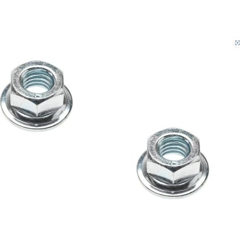 2X Écrou Lame débroussailleuse Coupe-Bordures Compatible avec M8 x 1.25-9mm / LH