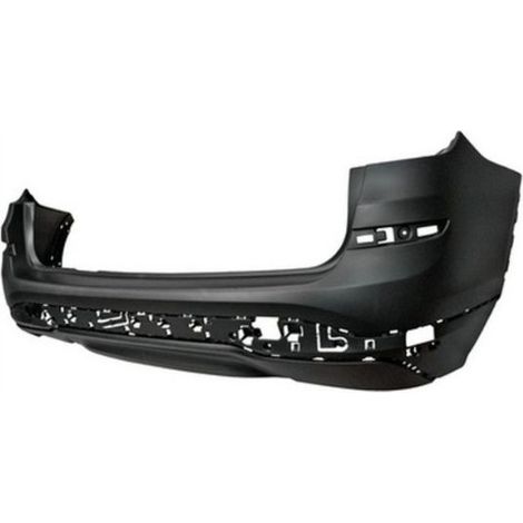 Pare-choc arrière à peindre avec échappement double à gauche BMW X3 2 F25 phase 2 2014-2017