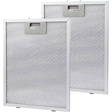 Filtre graisse aluminium 320×260 mm réf.1105 universel pour hotte cuisine, facile à poser et à laver (1/5)