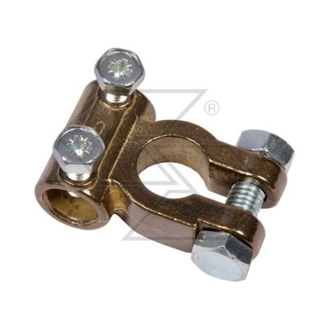 Morsetto batteria in ottone polo negativo