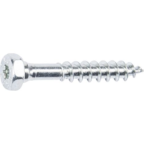 Schmidd Schrauben Holzbauschrauben 8.0 x 50 mm TX 30 Dualkopf - 30 Stück Spanplattenschrauben & Holzbauschrauben