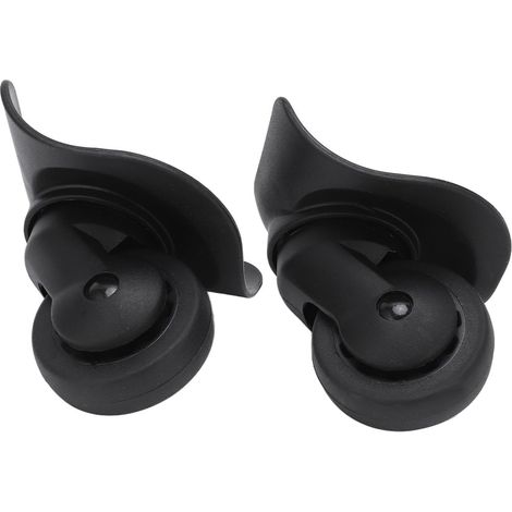 Replacement Black Luggage Wheels, 1 Pair of A53 Suitcase Trolley Luggage Wheels, Universal Travel Suitcase Wheel Replacement (1/5)