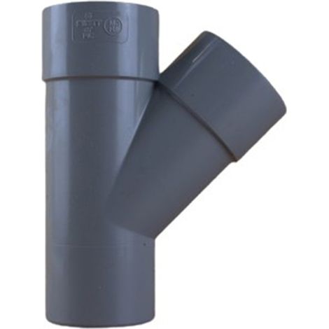Culotte PVC 45° Mâle Femelle Ø63 - First Plast (1/5)