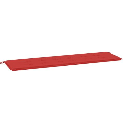 Cuscino per Seduta Cuscino per Panca Rosso 180x50x3 cm in Tessuto Oxford (1/5)
